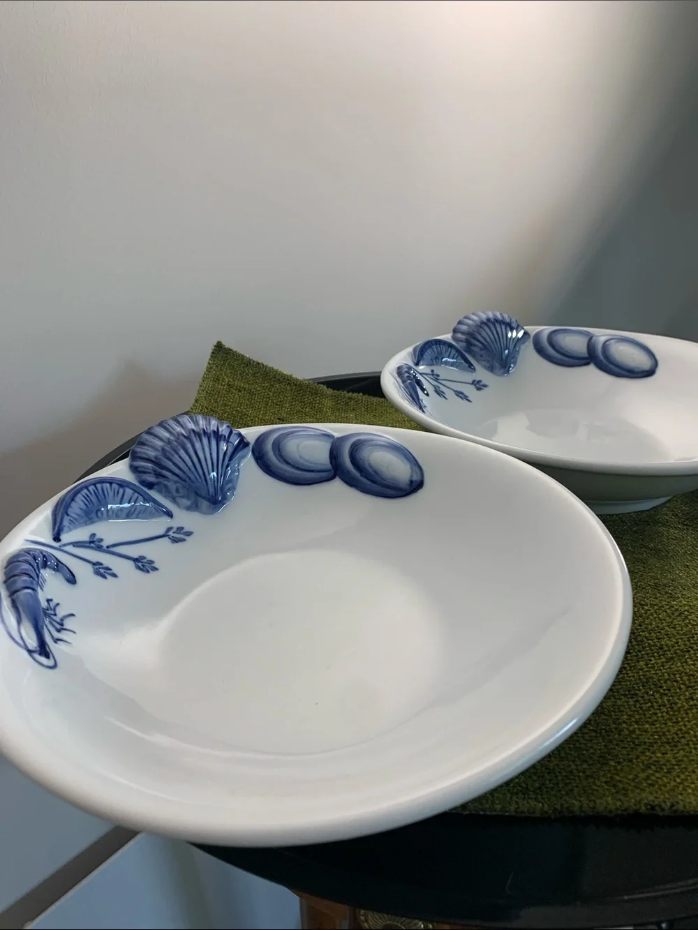 Seafood Ocean Blue by Artland Large Coupe Bowl - Set of 2
